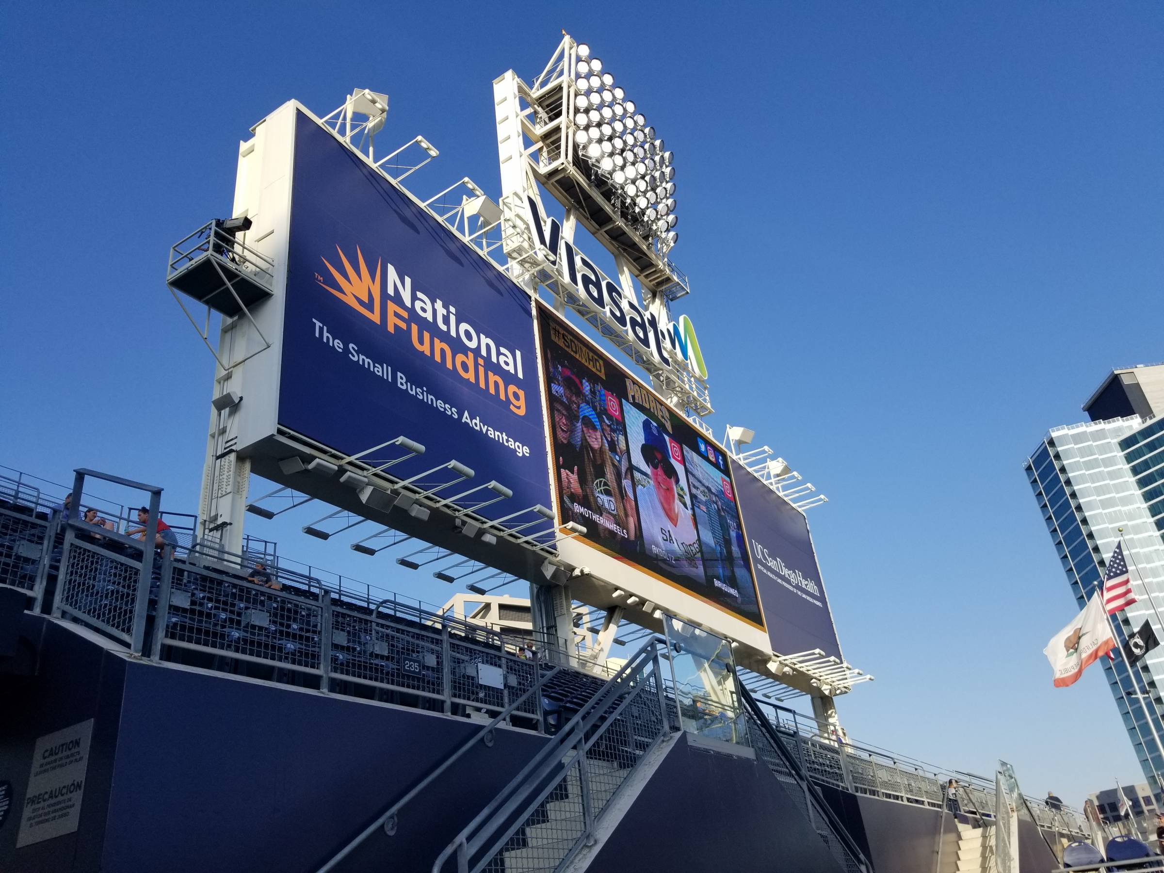 Scoreboard in Right Field